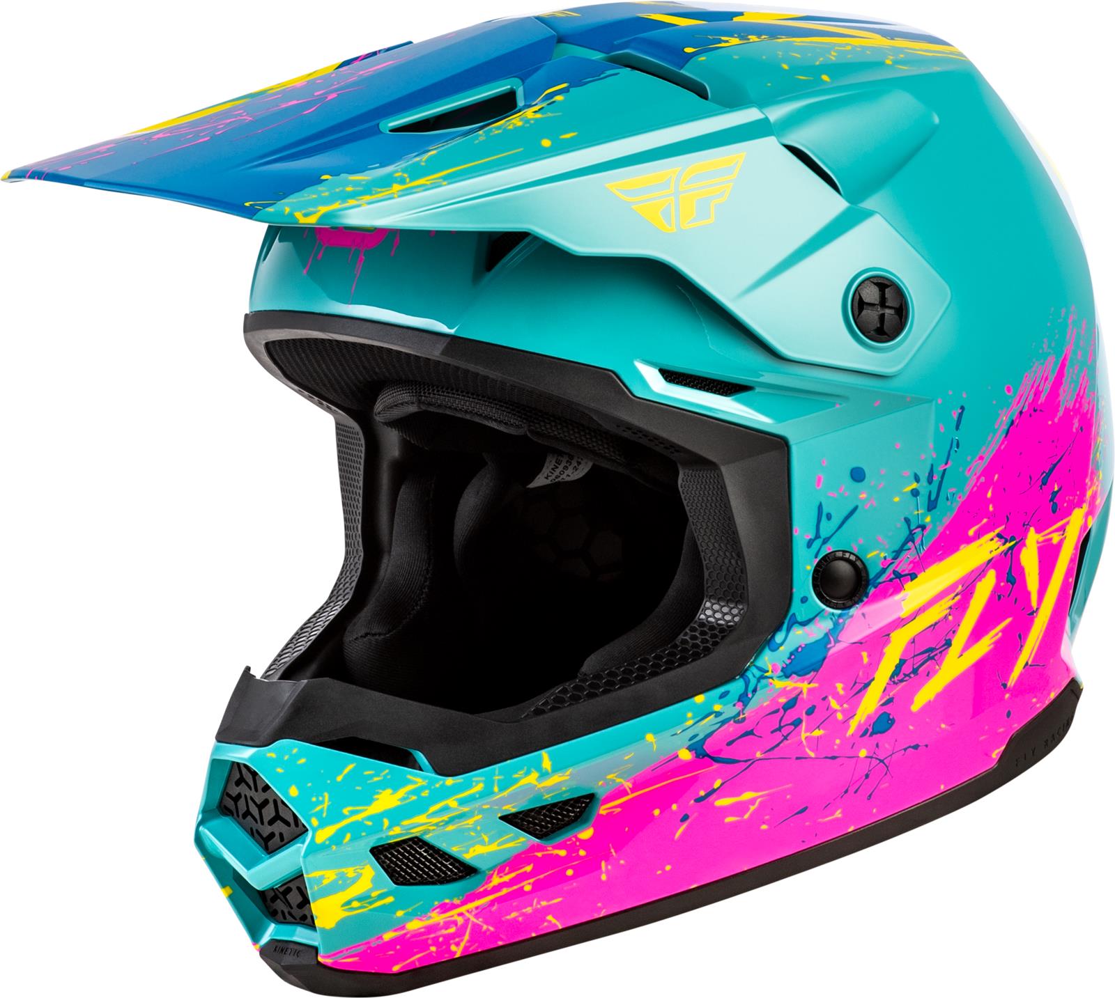 Fly Racing 73-8680YL Fly Racing Kinetic Helmets | Summit Racing