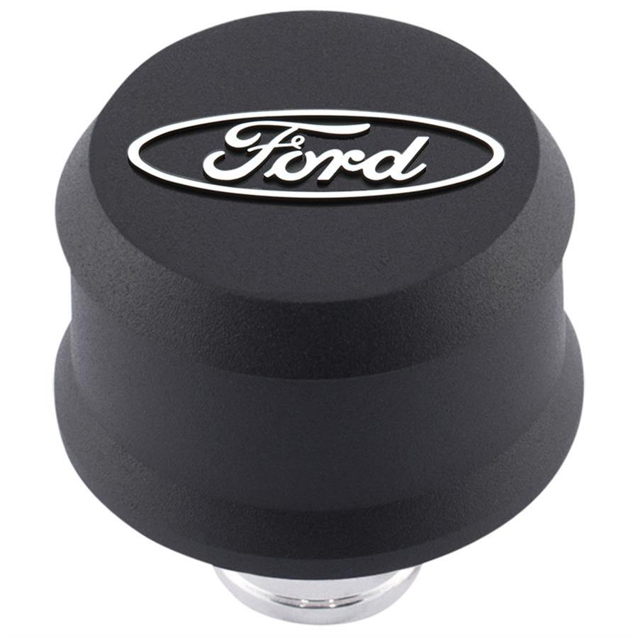 Ford Racing Slant Edge Breather - Black