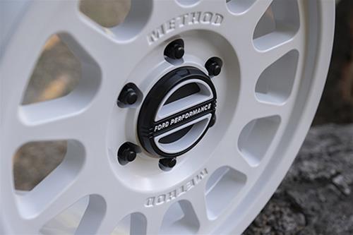 Ford Racing Bronco Method Center Cap - Oxford White