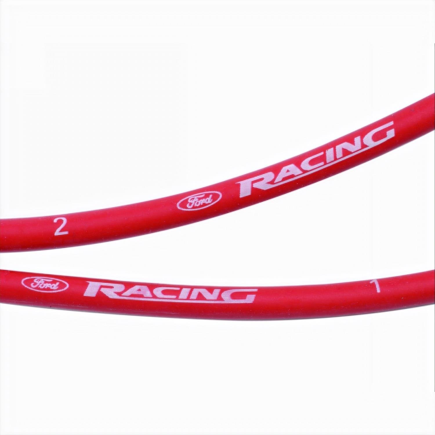 Ford Racing 9mm Spark Plug Wire Sets - Red