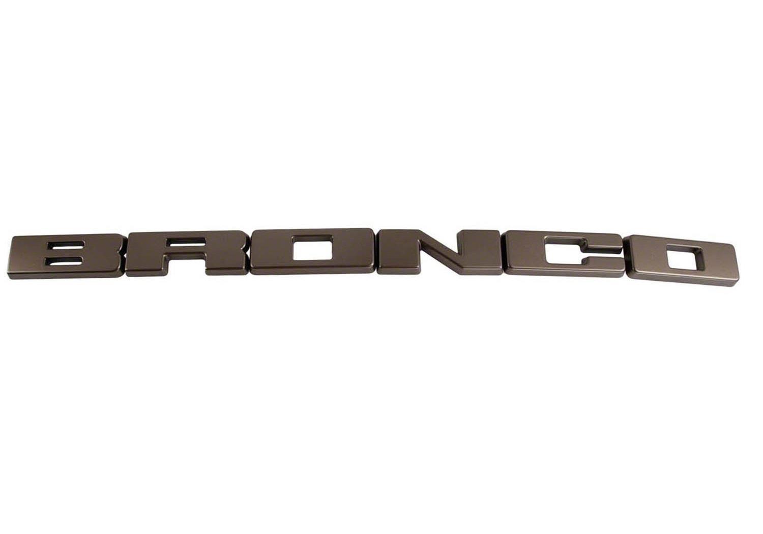 Ford Racing 2021+ Bronco Grille Lettering Overlay Kit - Bronze thumbnail 4