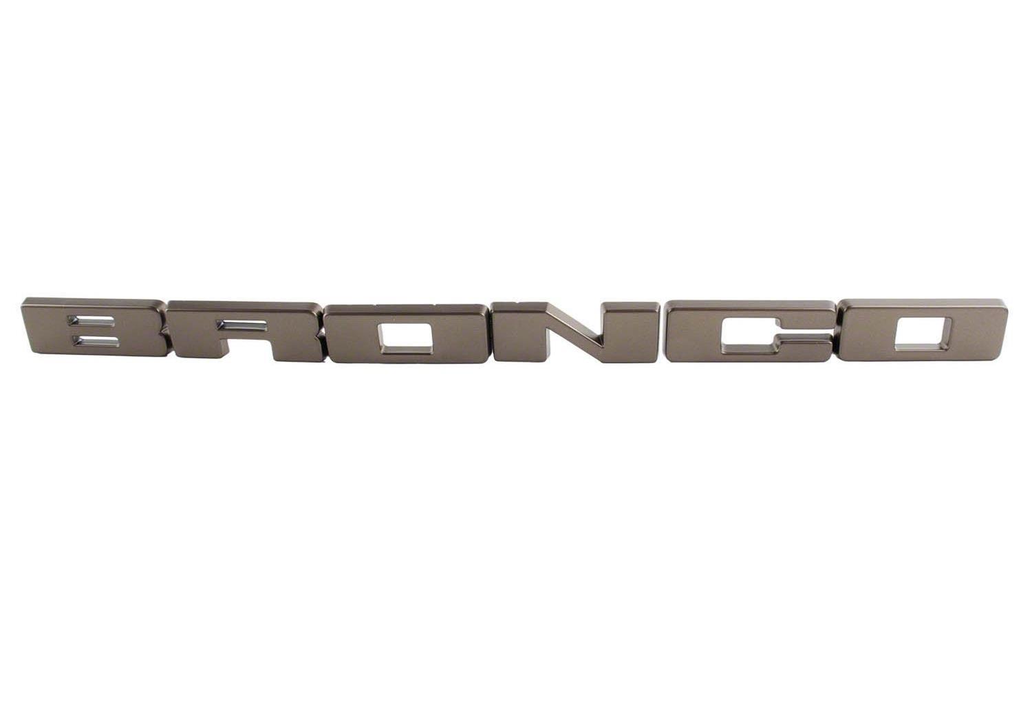Ford Racing 2021+ Bronco Grille Lettering Overlay Kit - Bronze thumbnail 5