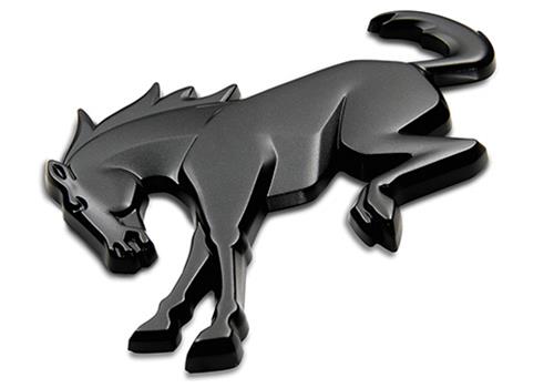 Ford Racing Bronco Rear Emblem - Matte Black