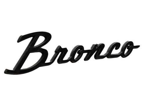 Ford Racing 21-24 Bronco Classic Script Fender Badge Kit - Gloss Black thumbnail 2