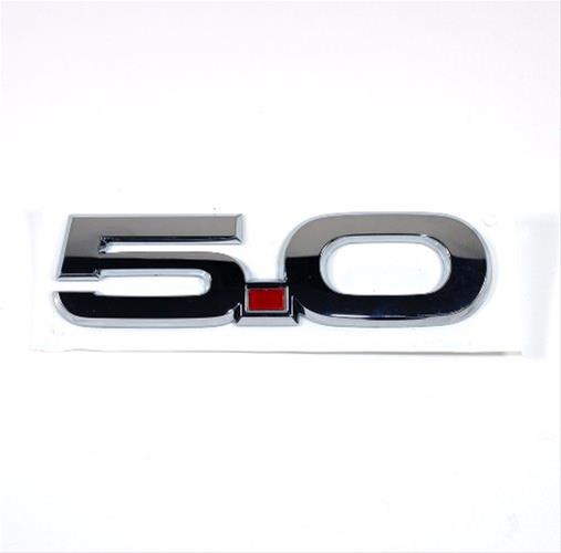 Ford Racing 15-17 Ford Mustang 5.0L Fender Emblem Chrome