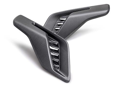 Ford Racing 21-24 F-150 Raptor Carbon Fiber Fender Vent Set - Matte thumbnail 2