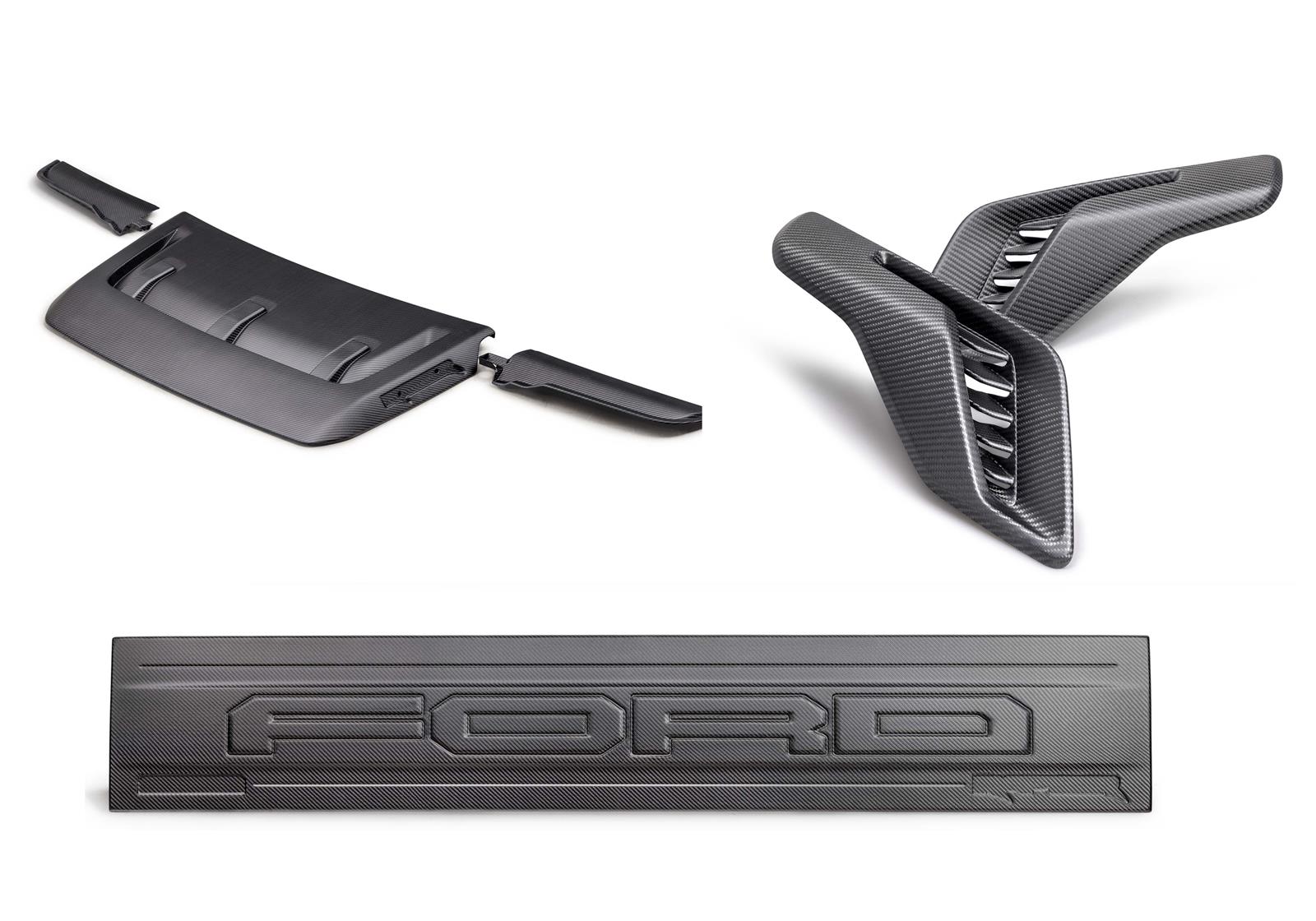 Ford Racing 21-24 F-150 Raptor Carbon Fiber Appearance Kit - Matte