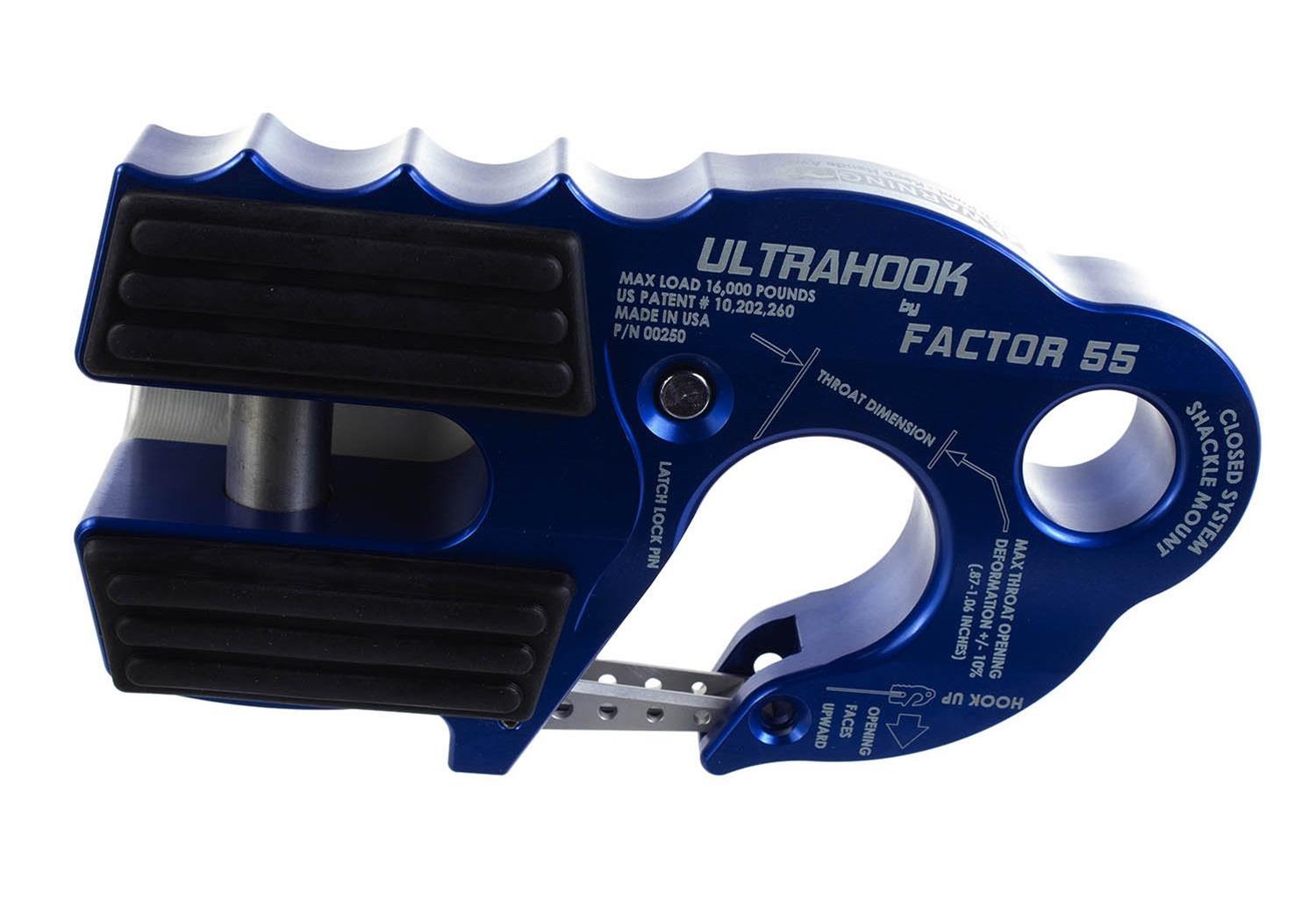 Ford Racing Factor 55 UltraHook w/Rope Guard - Blue thumbnail 3