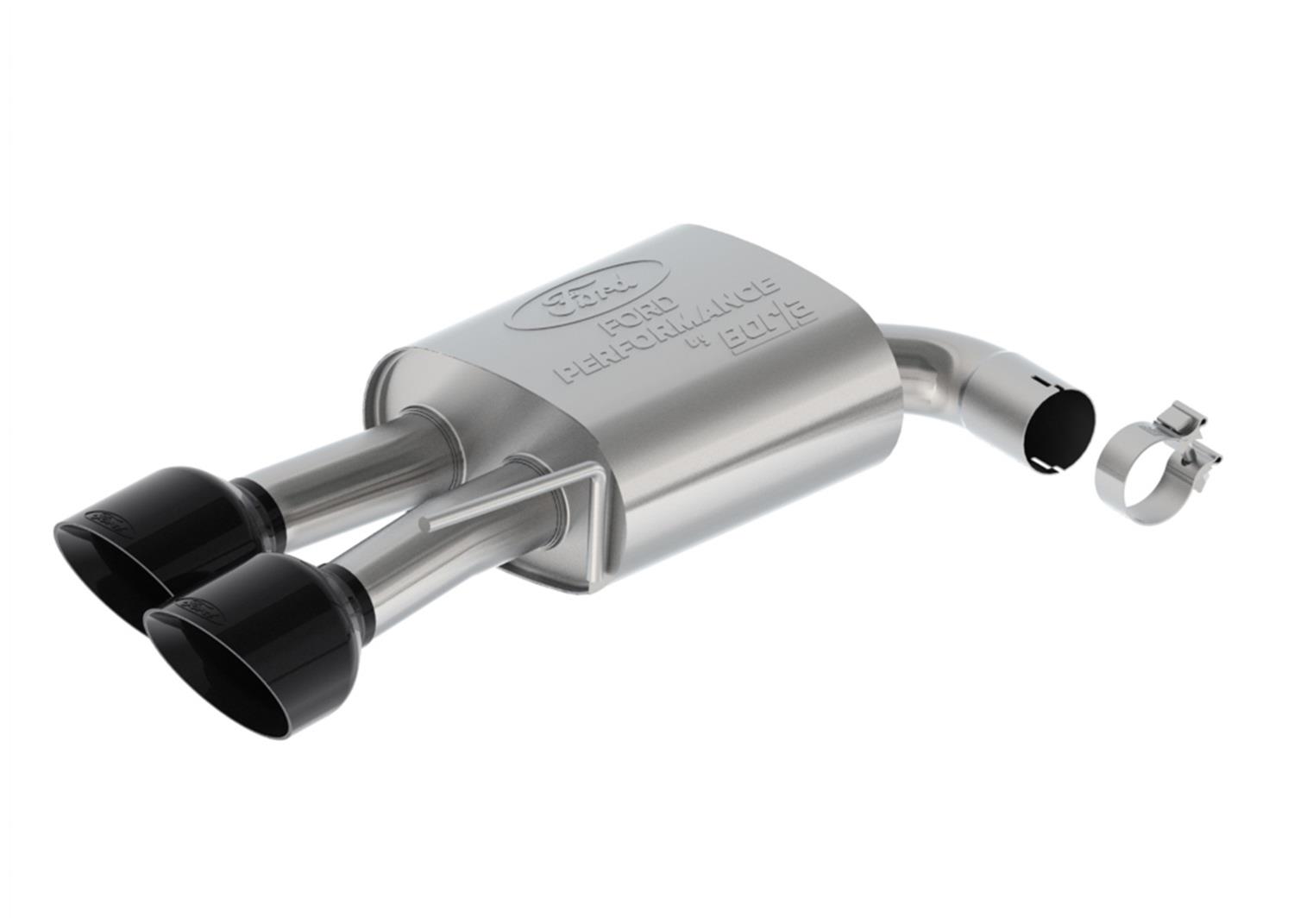 Ford Racing 2024 Mustang 5.0L Extreme Non-Active Cat-Back Exhaust w/Valance - Black Tip thumbnail 3