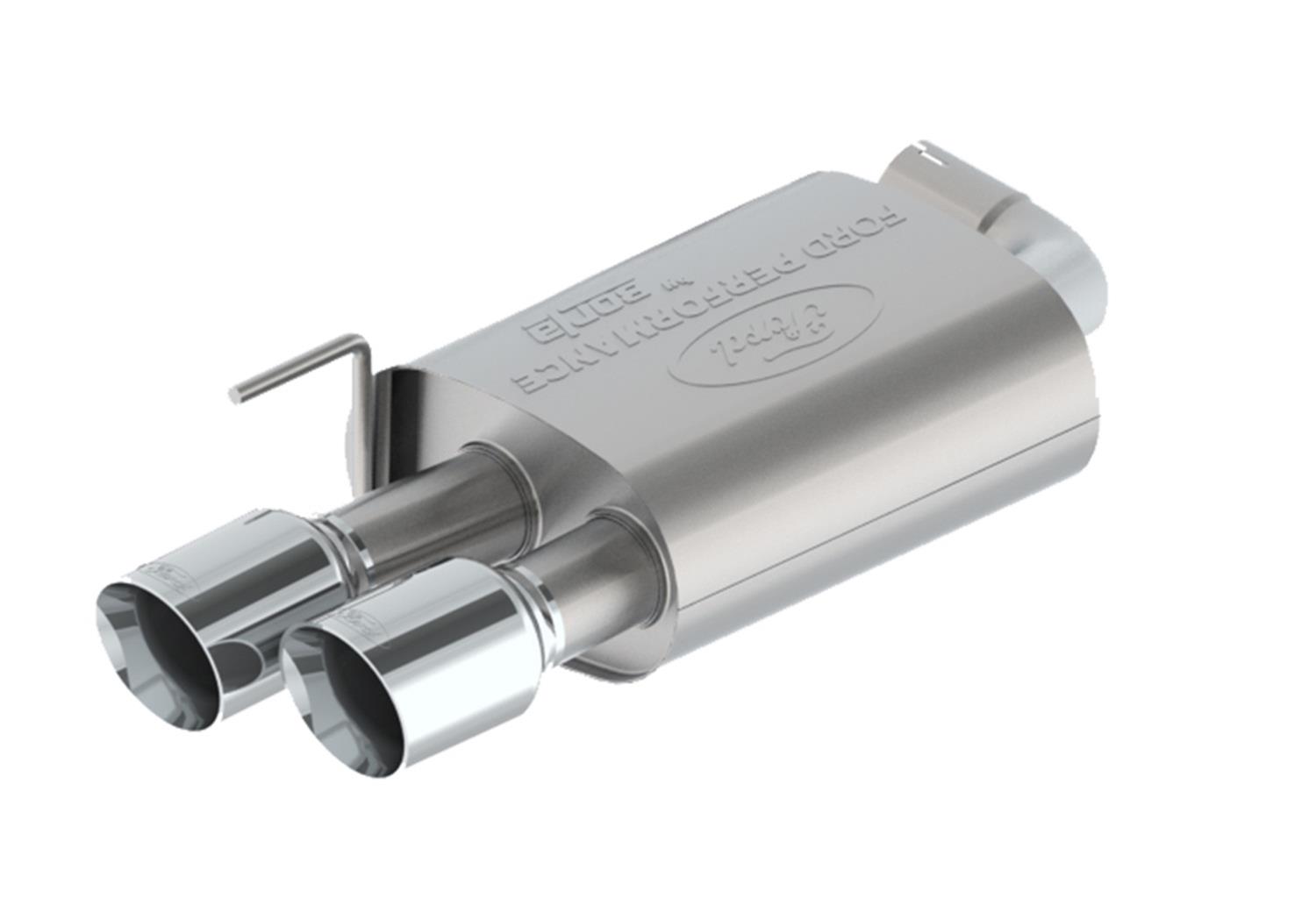 Ford Racing 2024 Mustang 5.0L Touring Non-Active Cat-Back Exhaust w/GT Valance - Chrome Tip thumbnail 3