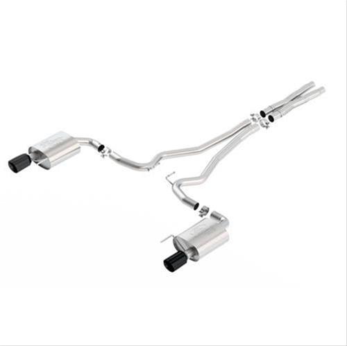 Ford Racing 2015 Mustang 5.0L Sport Cat-Back Exhaust System Black Chrome thumbnail 2