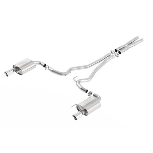 Ford Racing 2015 Mustang 5.0L Sport Cat-Back Exhaust System Chrome (No Drop Ship) thumbnail 2