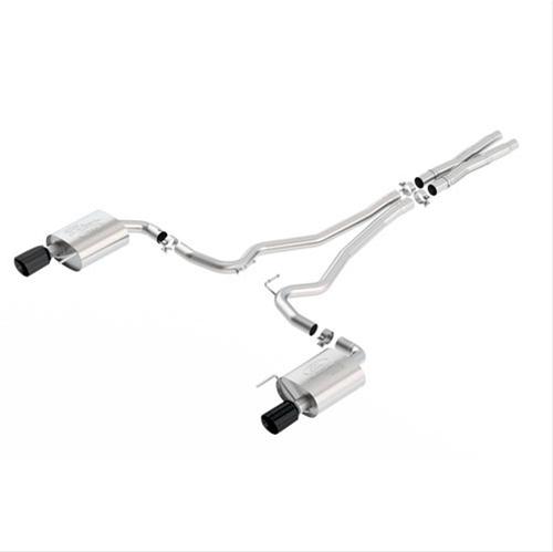 Ford Racing 2015 Mustang 5.0L Touring Cat-Back Exhaust System Black Chrome thumbnail 2
