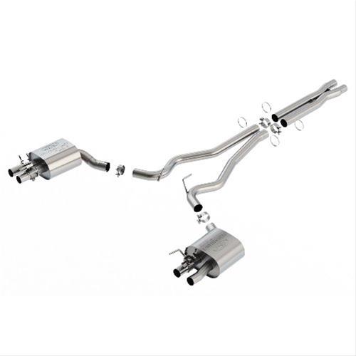 Ford Performance Parts Exhaust Systems M-5200-MSS System, Cat-back, Dual, Stainless Steel, Natural, Split Rear Exit, Ford, 5.2L, Kit thumbnail 2