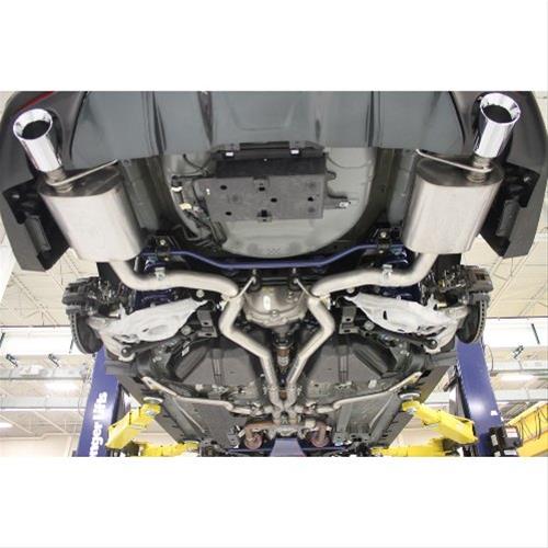 Ford Performance Parts Boss 302 Style Quad Exit Crossover Pipes M-5220-M8 Exhaust Pipes, Exit, Stainless Steel, Natural, 2.5 in. Diameter, Ford, 5.0L, Kit thumbnail 2