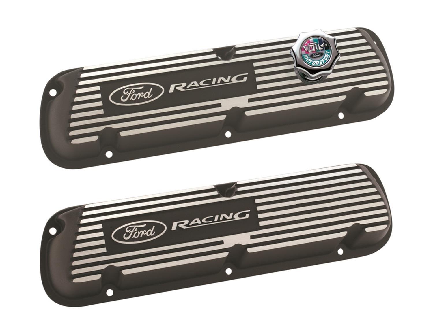 Ford Racing Black Satin Valve Covers Racing EFI thumbnail 4