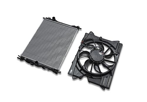 Ford Racing 2024+ Ford Mustang Dark Horse Radiator w/ Fan thumbnail 8