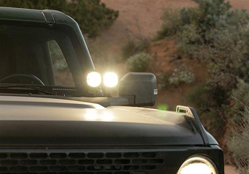 Ford Racing Bronco Dual Mounted Mirror Off-Road Lights thumbnail 4
