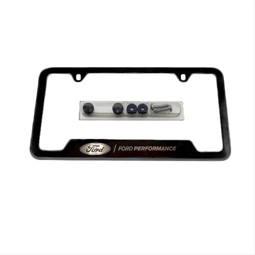 Ford Racing Stainless Steel Ford Performance License Plate Frame - Black thumbnail 2