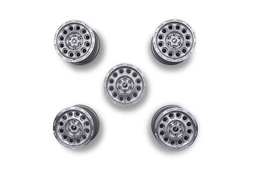 Ford Racing 2021+ Bronco 17x8in Silver Wheel Kit thumbnail 2