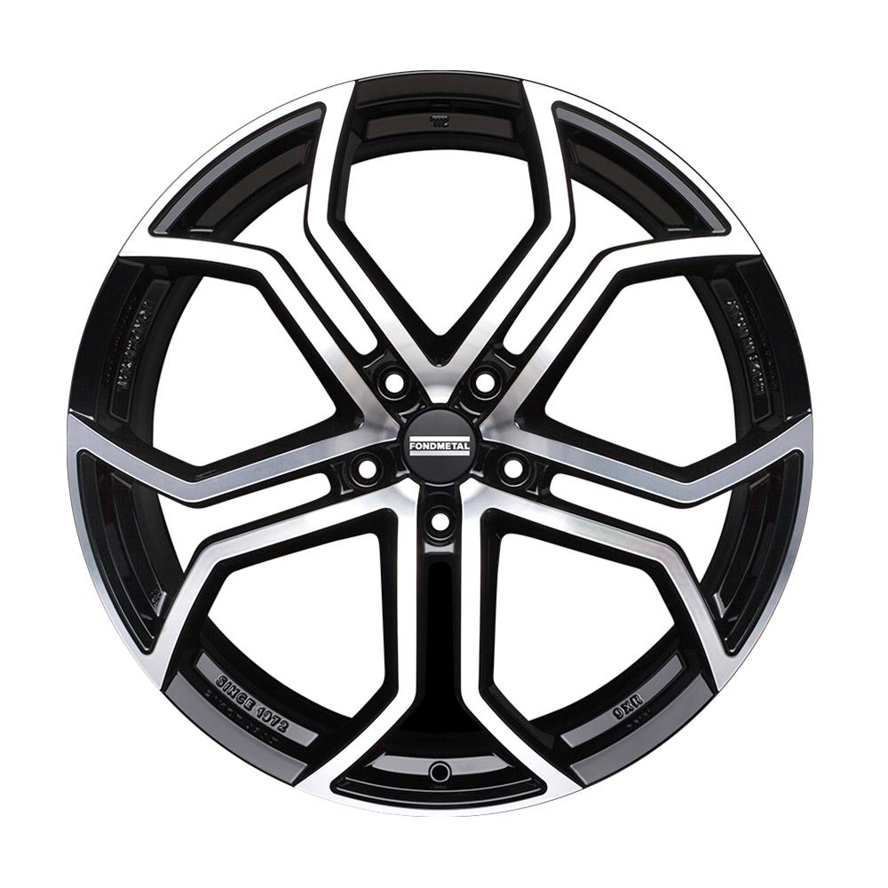 Fondmetal 185MB 9XR Wheel with Machined Finish (22x10"/5x4.5", 40mm Offset)