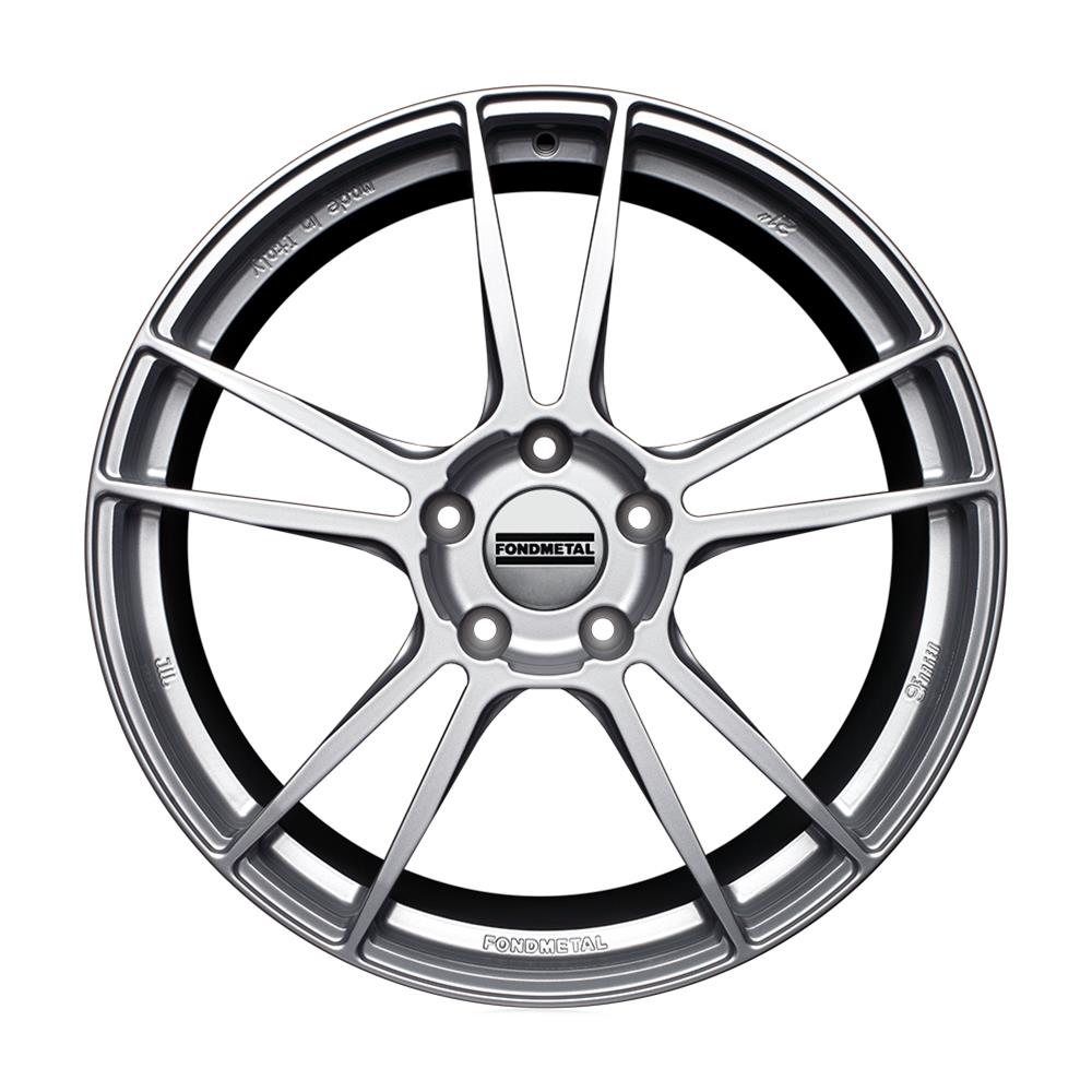 Fondmetal 186S 9FORGE Silver Wheel (20x12"/5x4.72", 60mm Offset)
