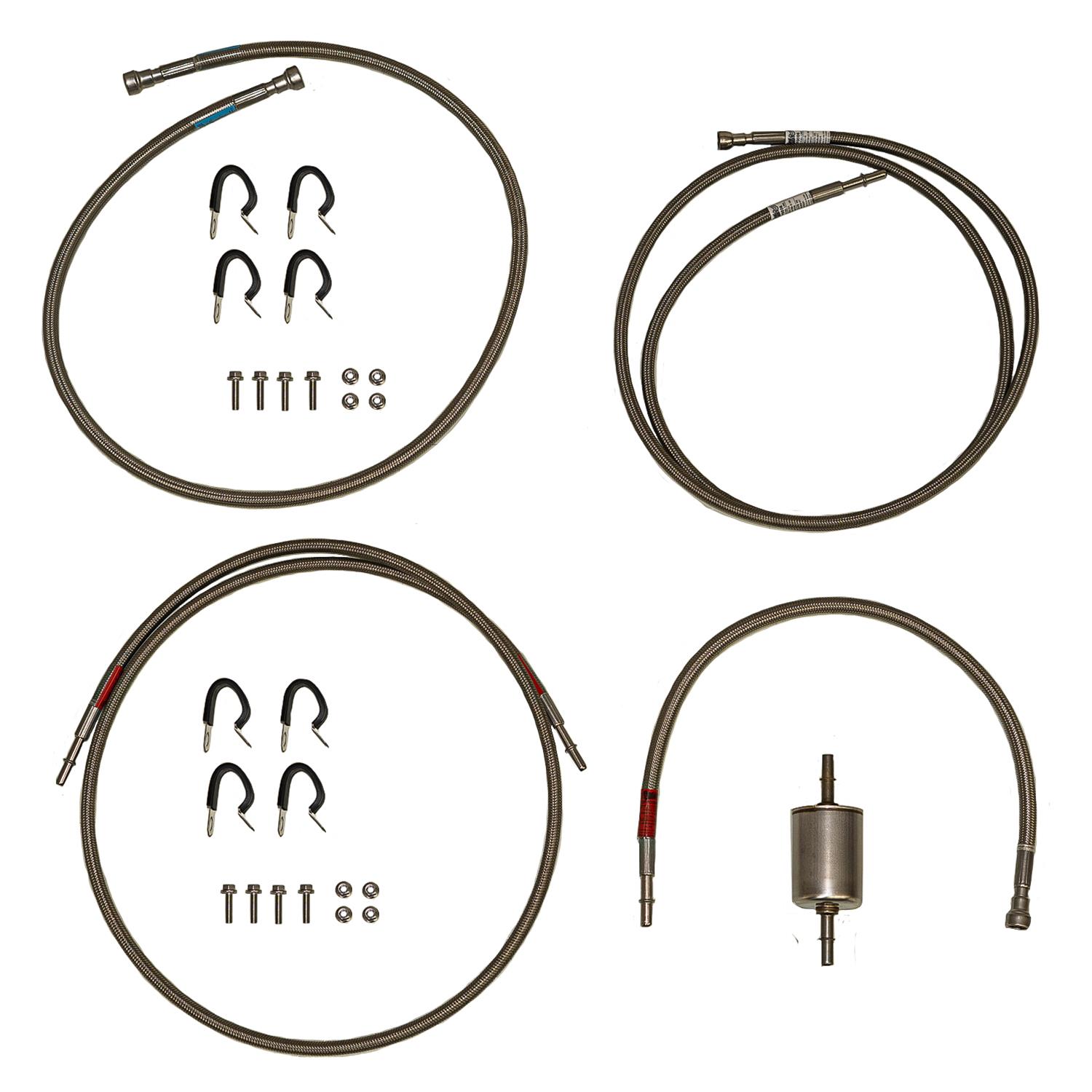 Fine Lines QFF0006SS Fine Lines QuickFix Fuel Line Kits Summit Racing