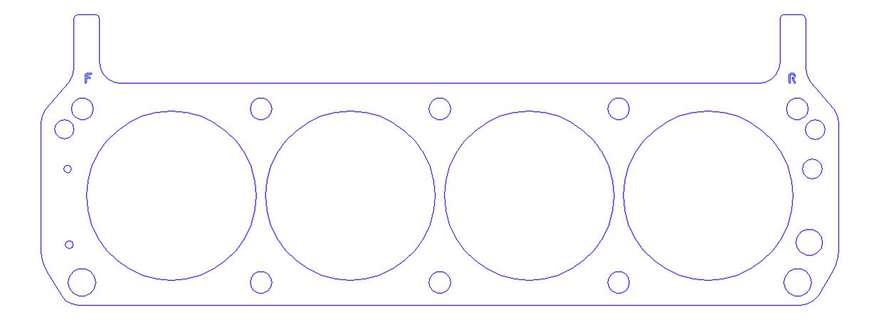 Flatout Gaskets 965666165 Flatout Gaskets RCC Copper Cylinder Head 