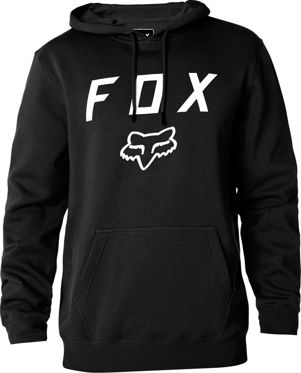 Fox Racing Mens Black//Black Legacy Fox Head Pullover Hoody Hoodie Hooded Sweater