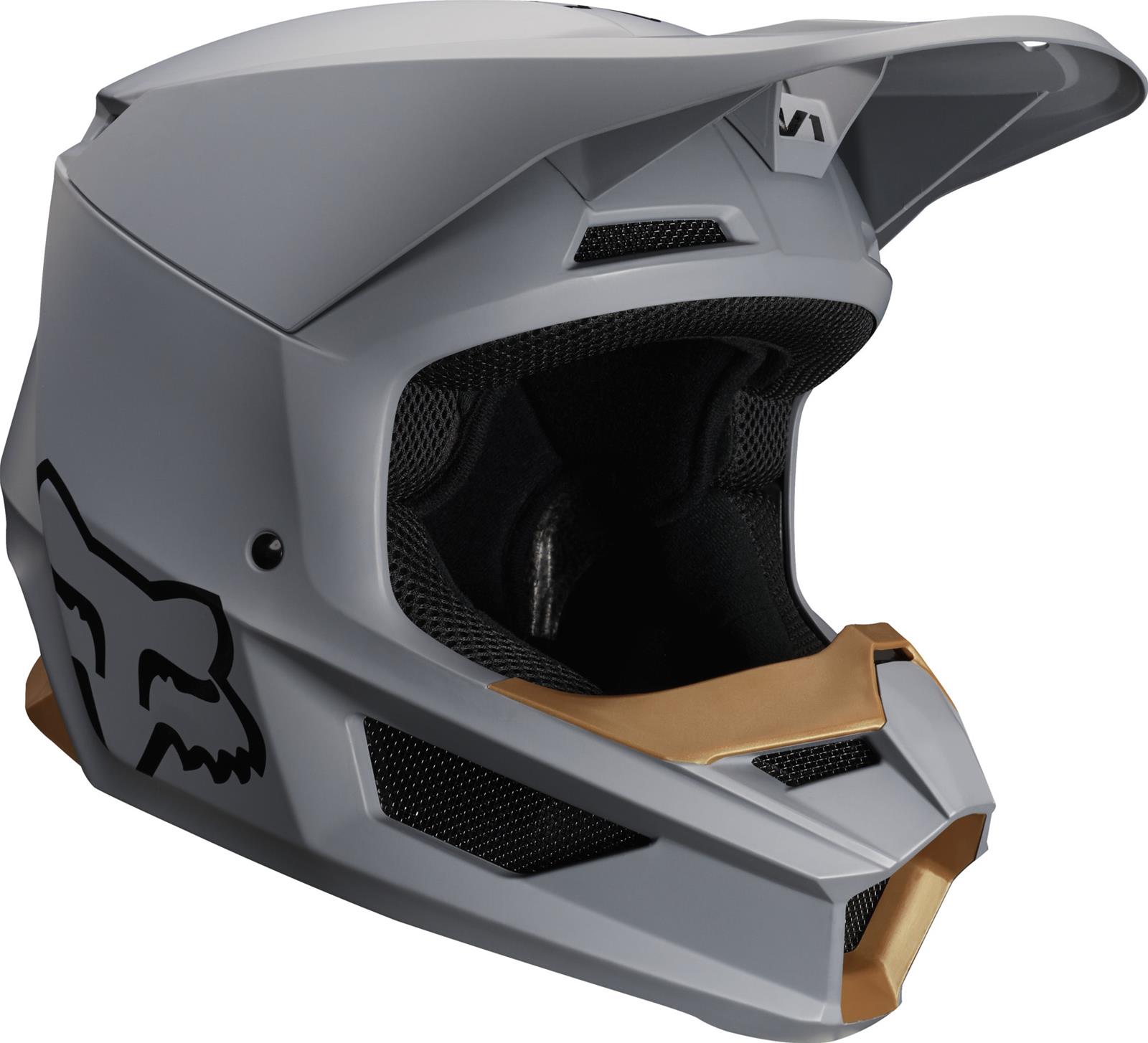 Fox Racing 2019 V1 Helmet Visor X-Large/XX-Large Matte Stone 