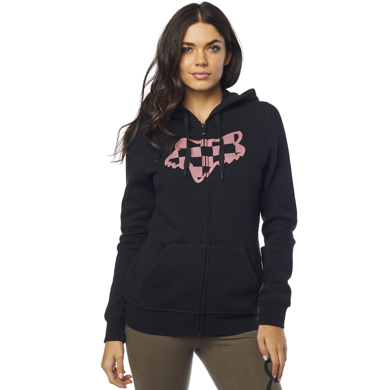 womens fox racing zip up hoodies