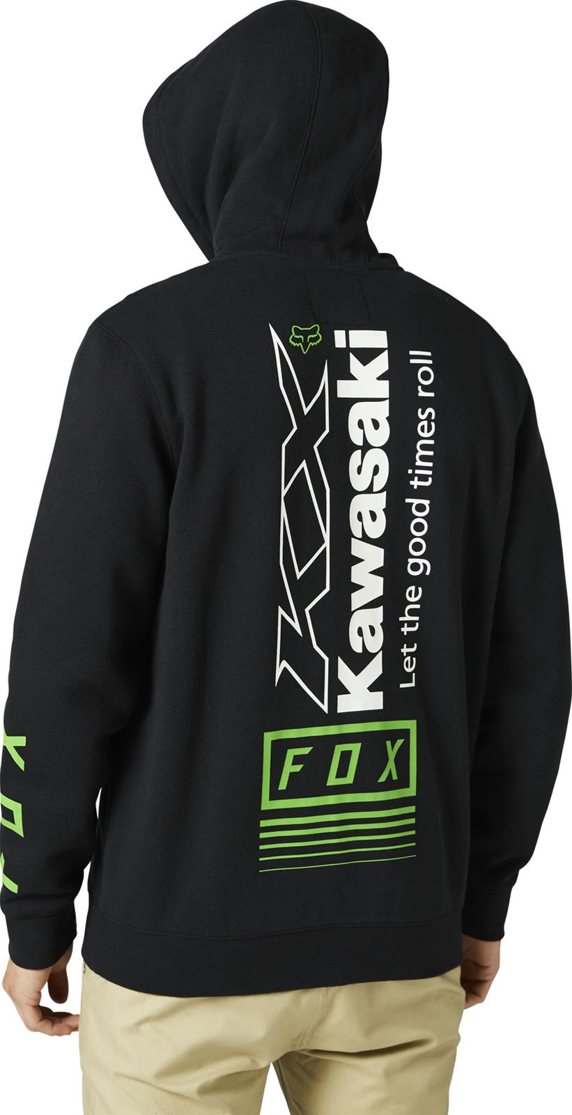 Fox Racing 28997-001-S Fox Racing Kawasaki Zip Hoodies | Summit Racing