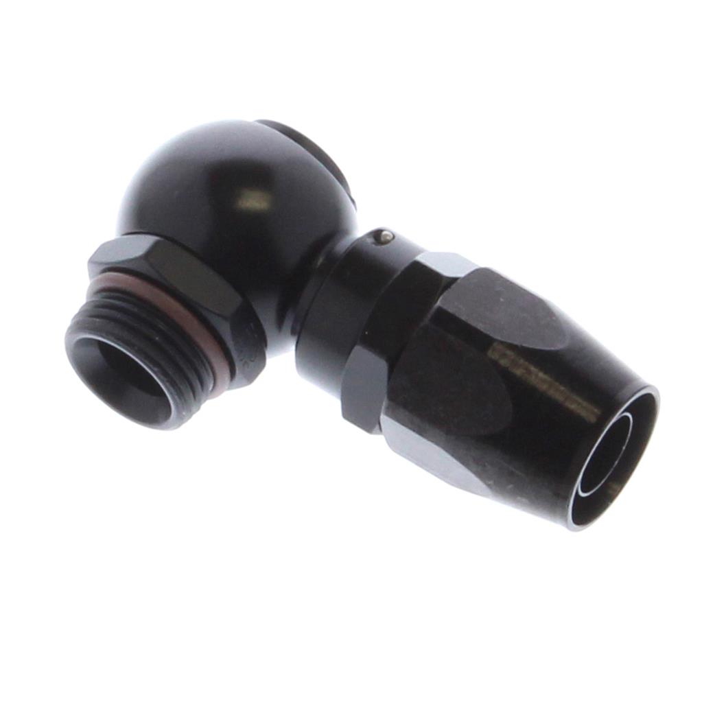 Fragola -10AN Straight Banjo Hose End - Black thumbnail 2