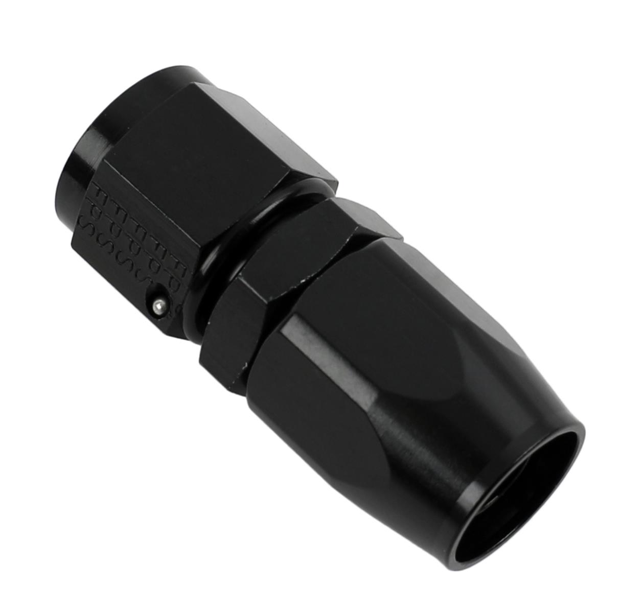 Fragola -8AN Straight Power Flow Hose End - Black