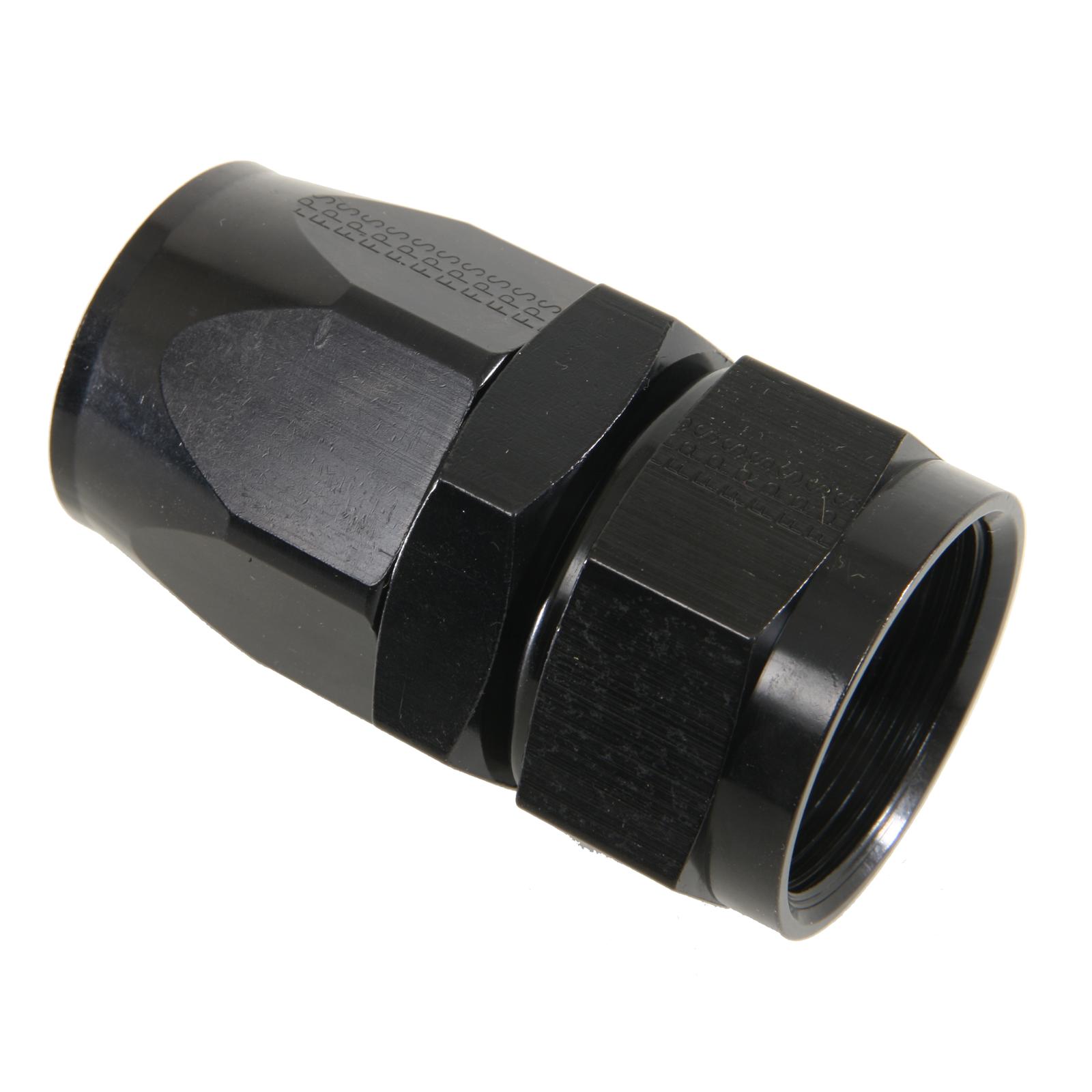 Fragola -20AN Straight Power Flow Hose End - Black