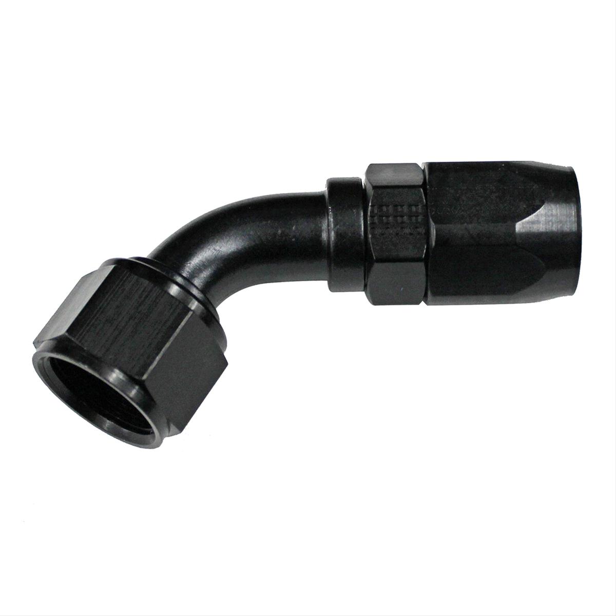 Fragola -12AN x 60 Degree Power Flow Hose End - Black