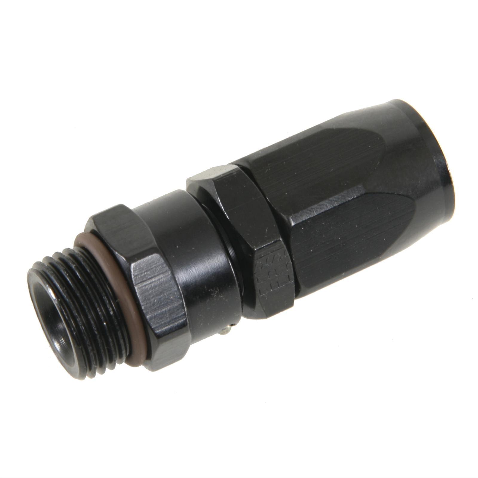 Fragola -12AN Straight x 1 1/16-12 (12) Hose End - Black