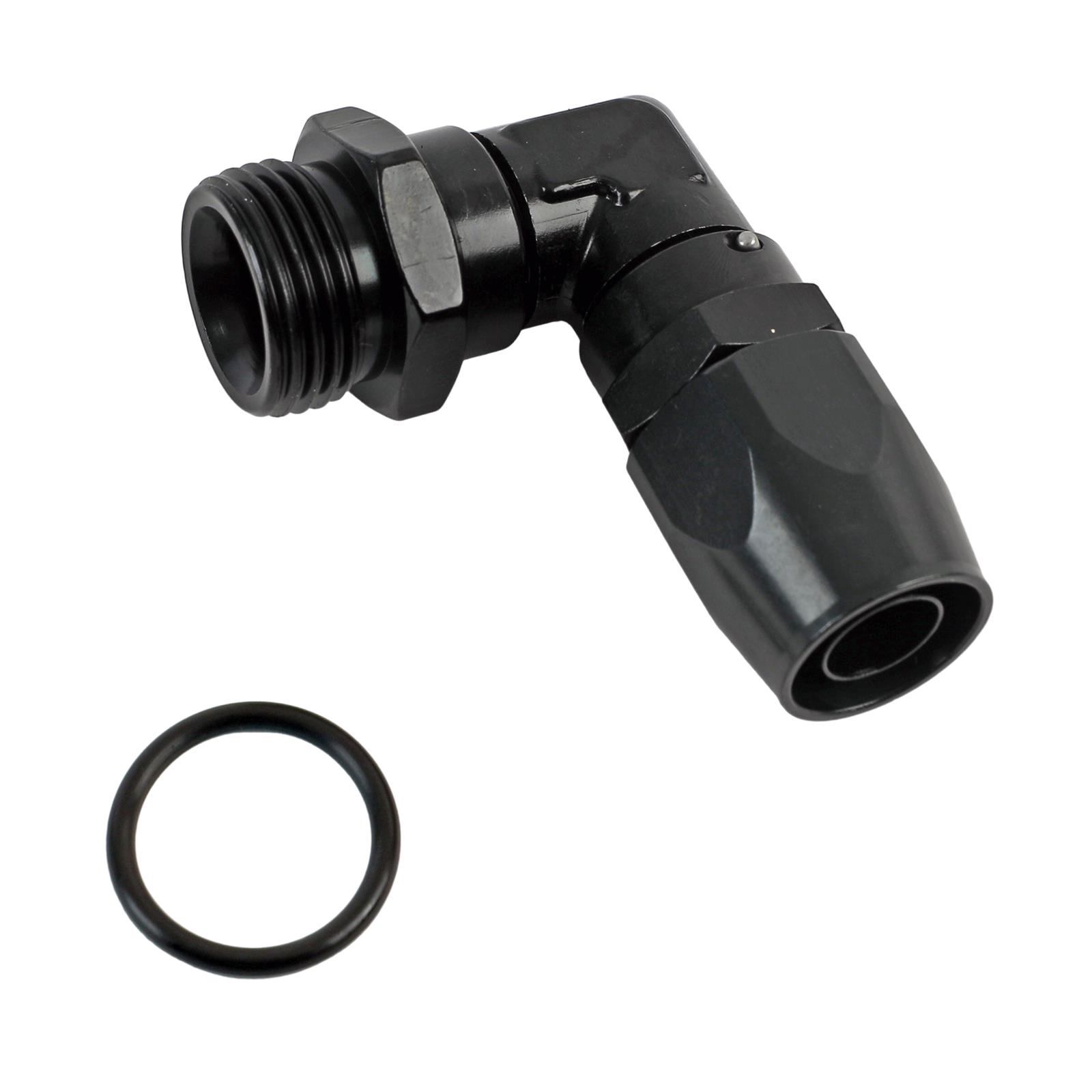 Fragola -10AN x 90 Degree x 1 1/16-12 (12) Hose End - Black