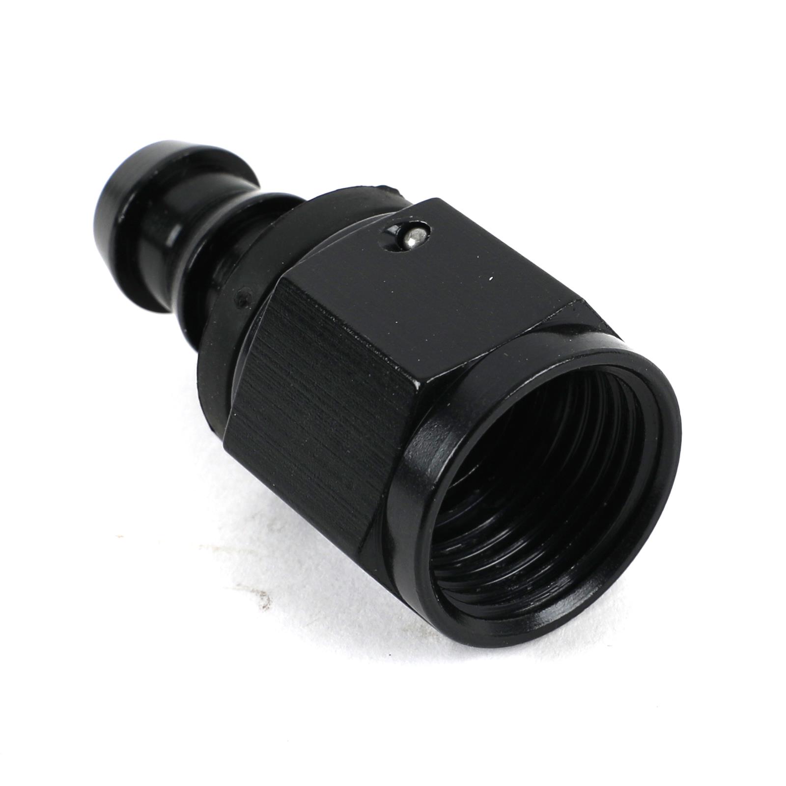 Fragola -10AN x 1/2 (-8)AN Push-Lite End Straight - Black