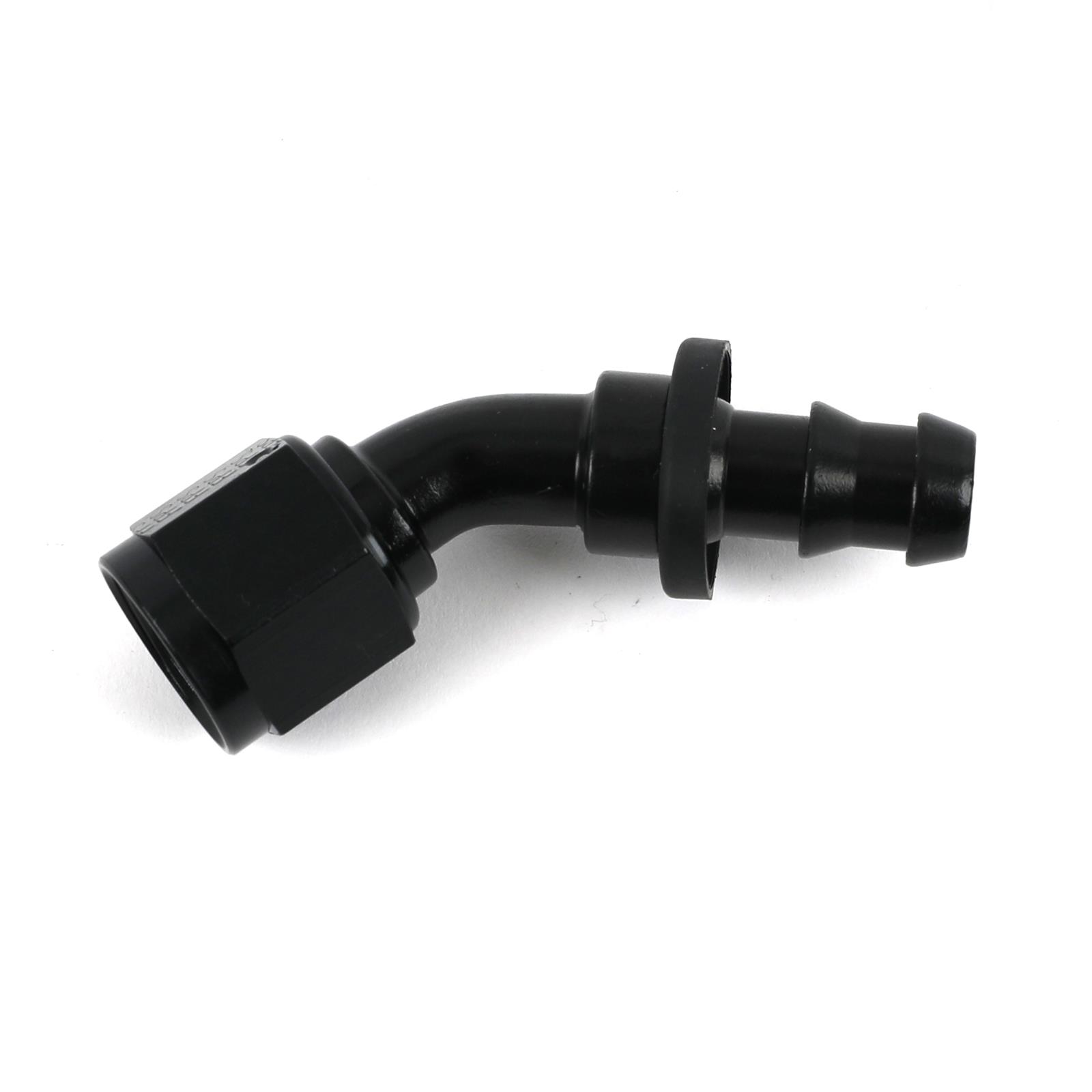 Fragola -8AN Push-Lite End 60 Degree - Black