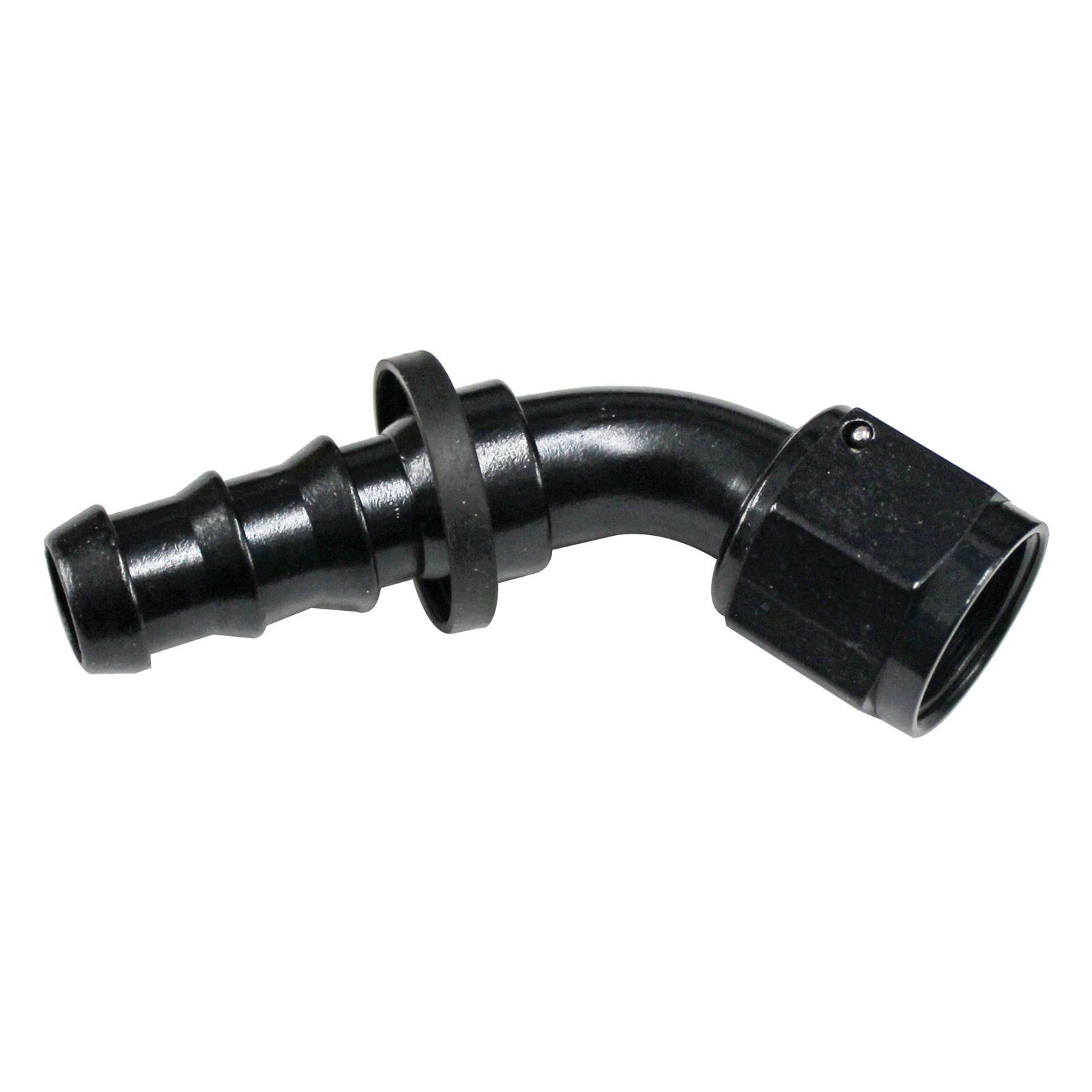 Fragola -10AN Push-Lite End 60 Degree - Black