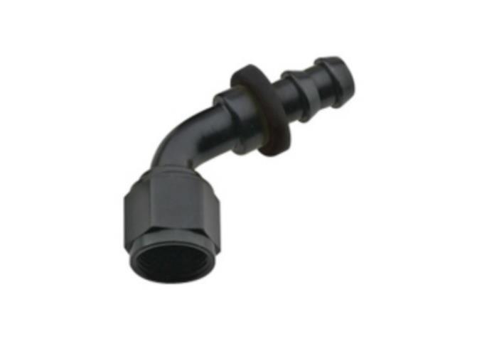 Fragola -12AN Push-Lite End 60 Degree - Black