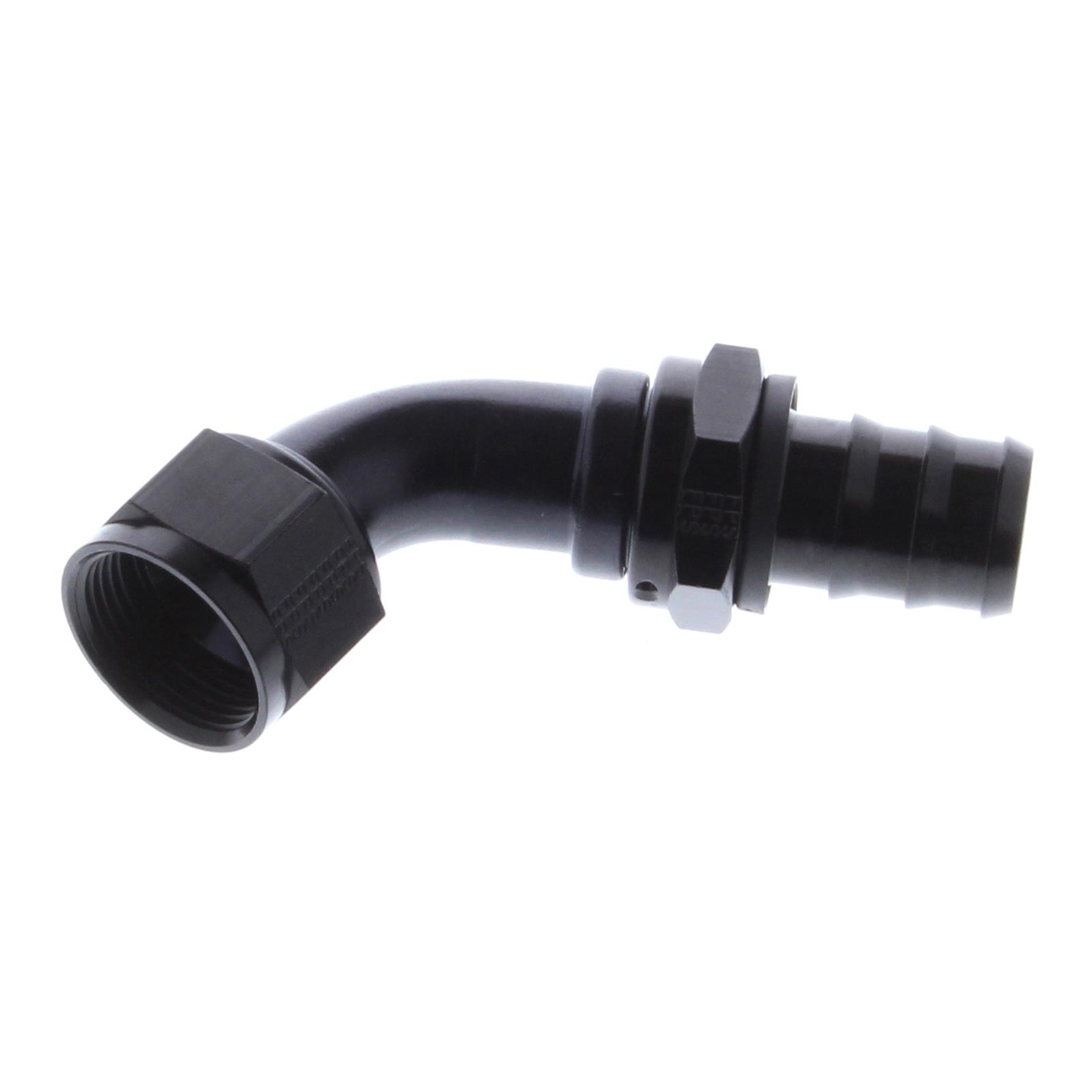 Fragola -16AN Push Lock End 60 Degree - Black thumbnail 2