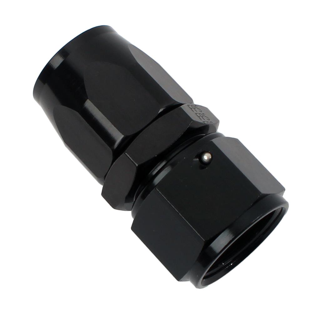 Fragola -12AN Straight Pro-Flow Hose End - Black