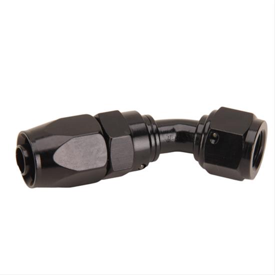 Fragola -6AN Nut x -8AN Hose 45 Degree Expanding Hose End - Black