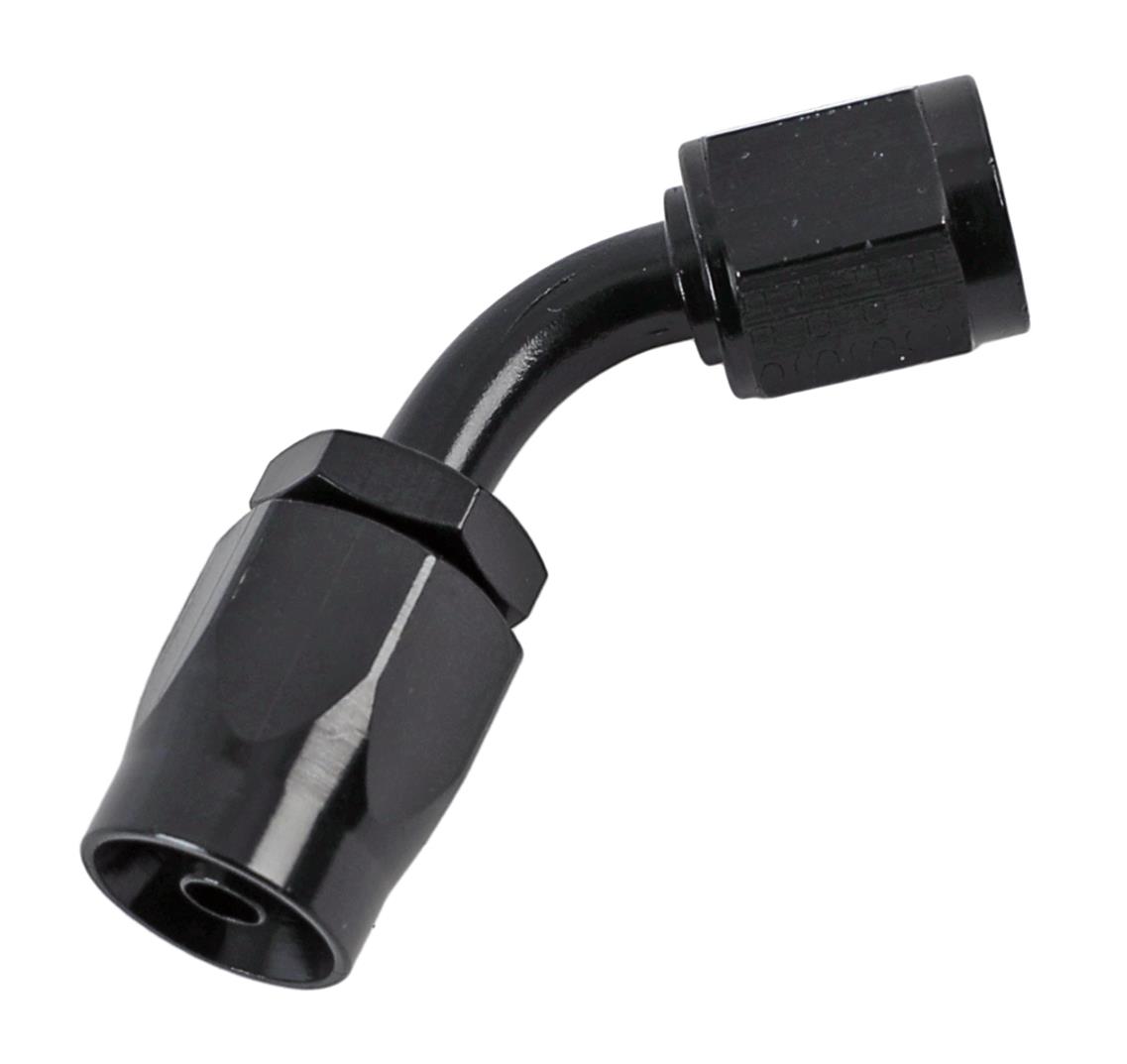 Fragola -4AN x 60 Degree Pro-Flow Hose End - Black