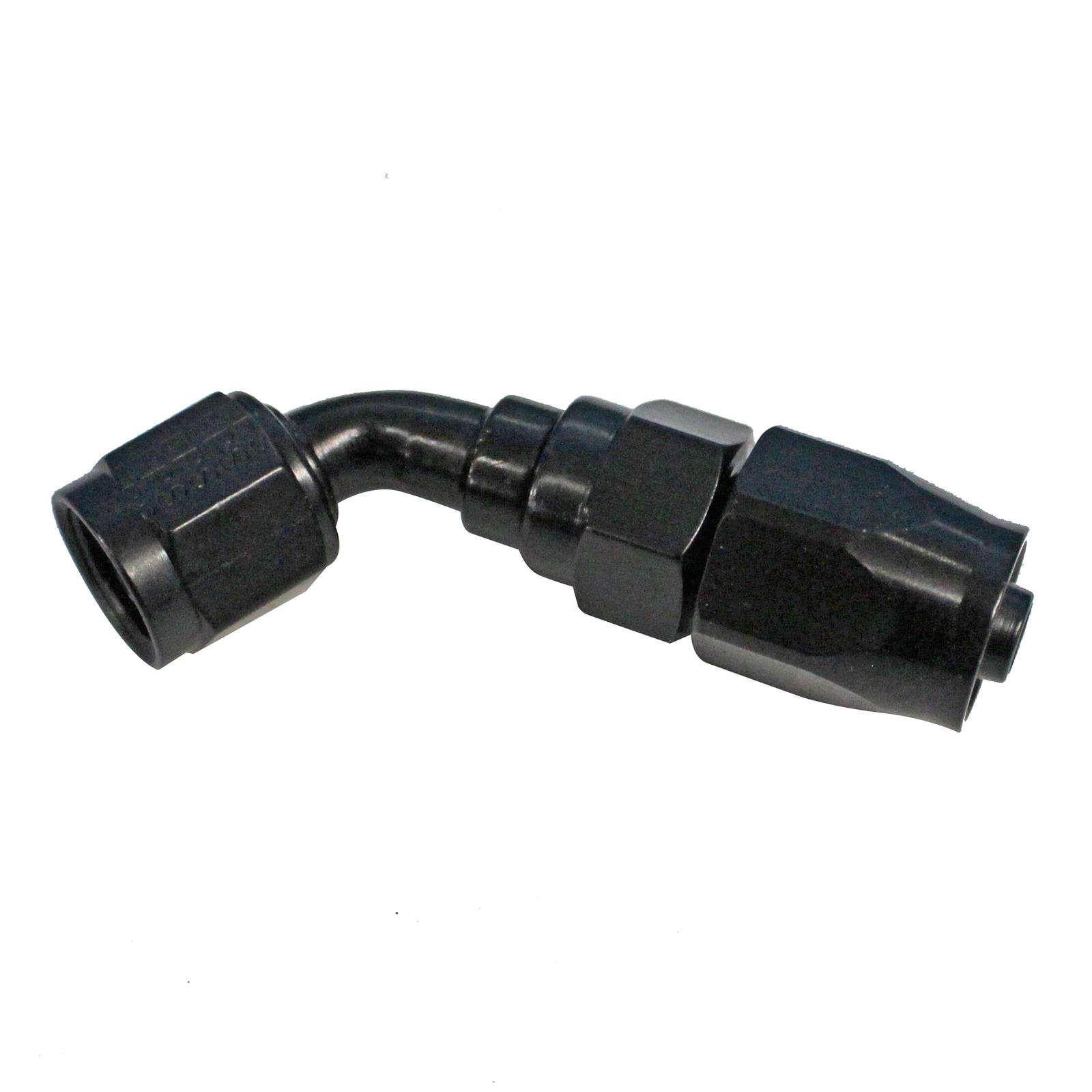 Fragola -6AN x 60 Degree Pro-Flow Hose End - Black