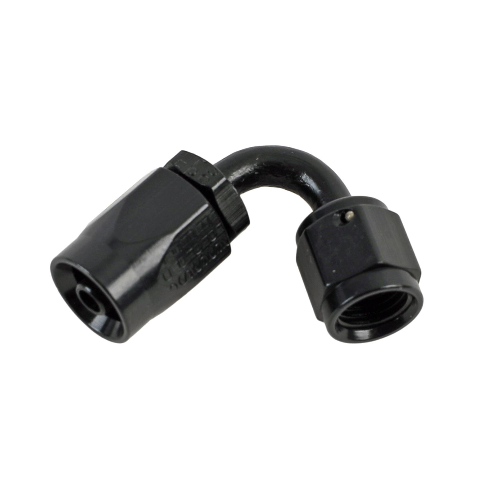 Fragola -4AN x 120 Degree Pro-Flow Hose End - Black