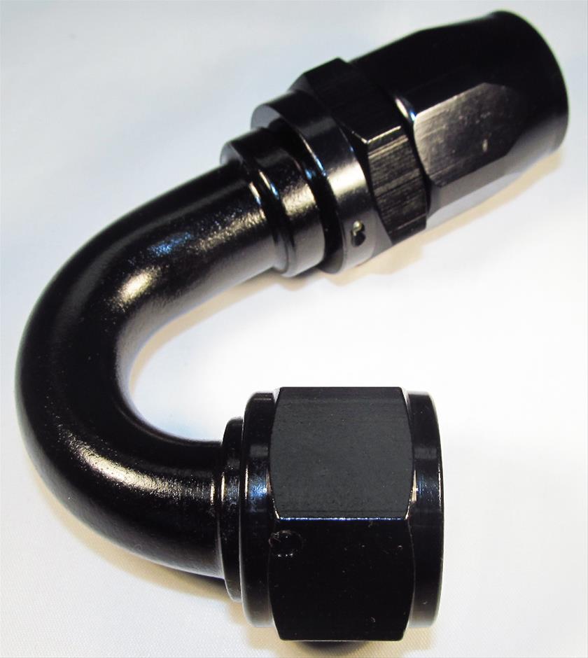 Fragola -16AN Fem x -12AN Hose 150 Degree Reducing Hose End - Black thumbnail 2