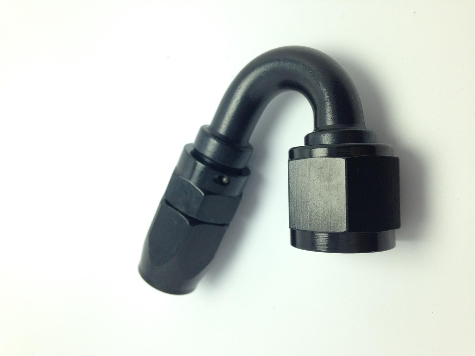 Fragola -16AN Fem x -12AN Hose 150 Degree Reducing Hose End - Black